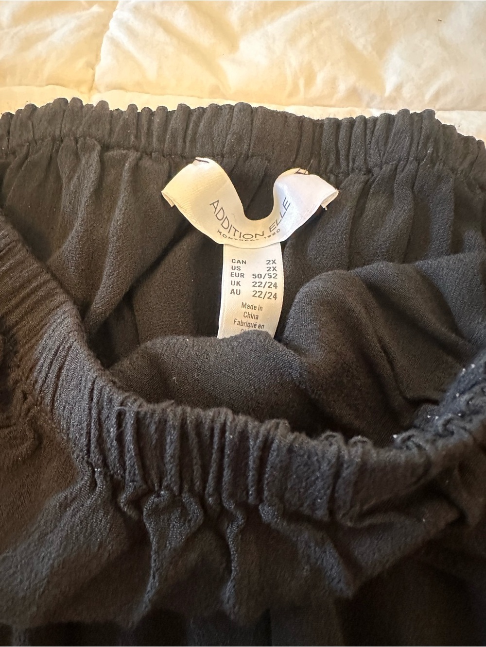 Addition Elle Black Off-Shoulder Ruffle Tunic - Picture 3 of 3